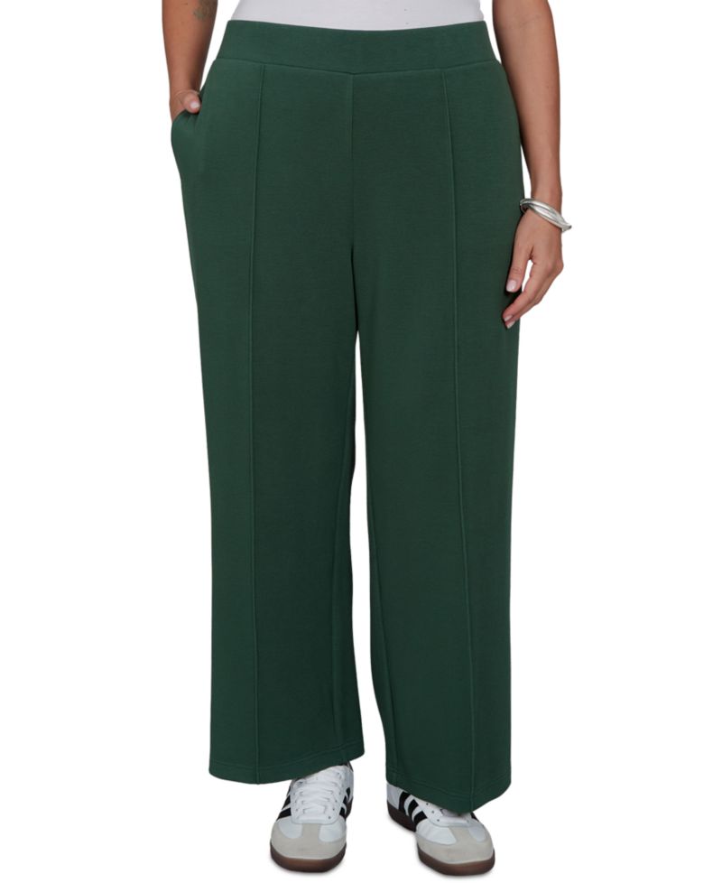 Plus Size Sleek Seam Knit Pull-On Pant
