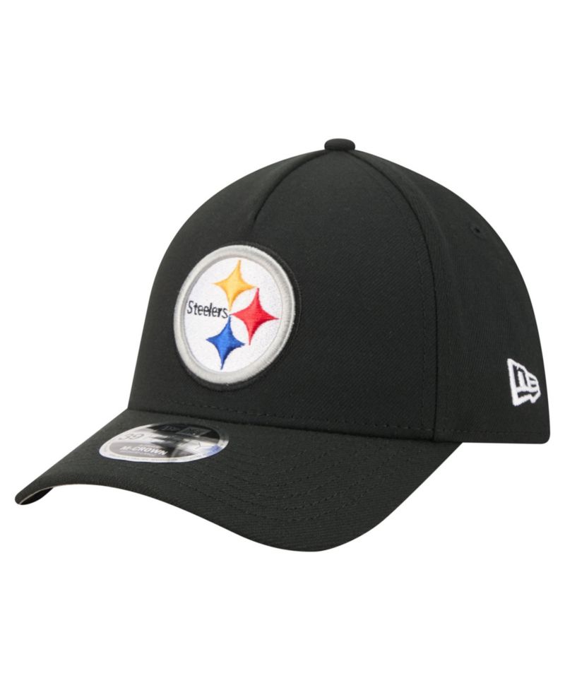 Men's Pittsburgh Steelers 39Thirty A-Frame Stretch-Fit Hat