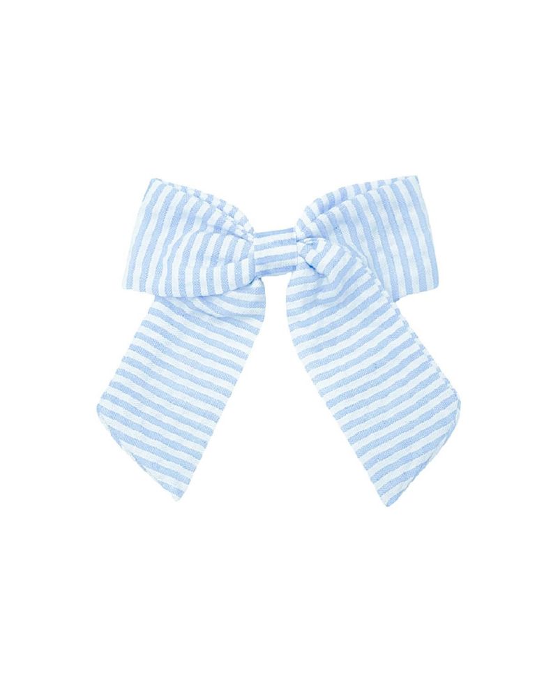 Girls' Seersucker Hair Bow