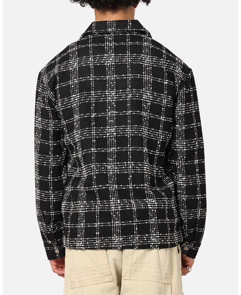 Men's Boucle Tweed Zip Jacket