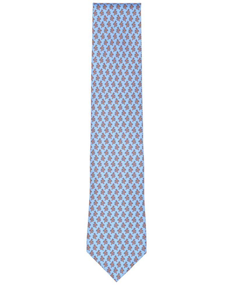 Men's Staghorn Coral Classic Design Silk Tie