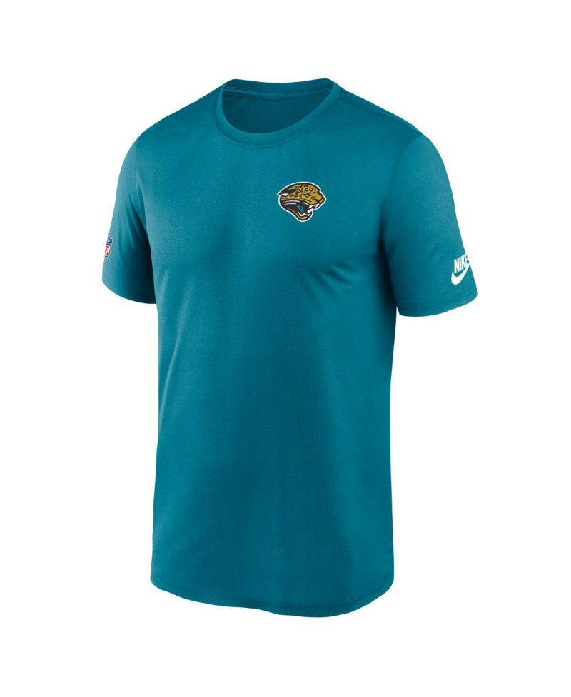 Men's Teal Jacksonville Jaguars Sideline Alt Pack Small Logo Legend Performance T-Shirt