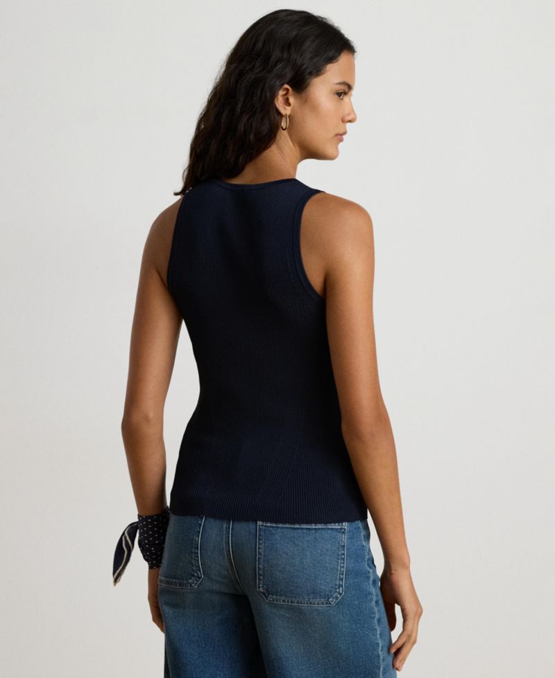 Women's Rib-Knit Crewneck Sweater