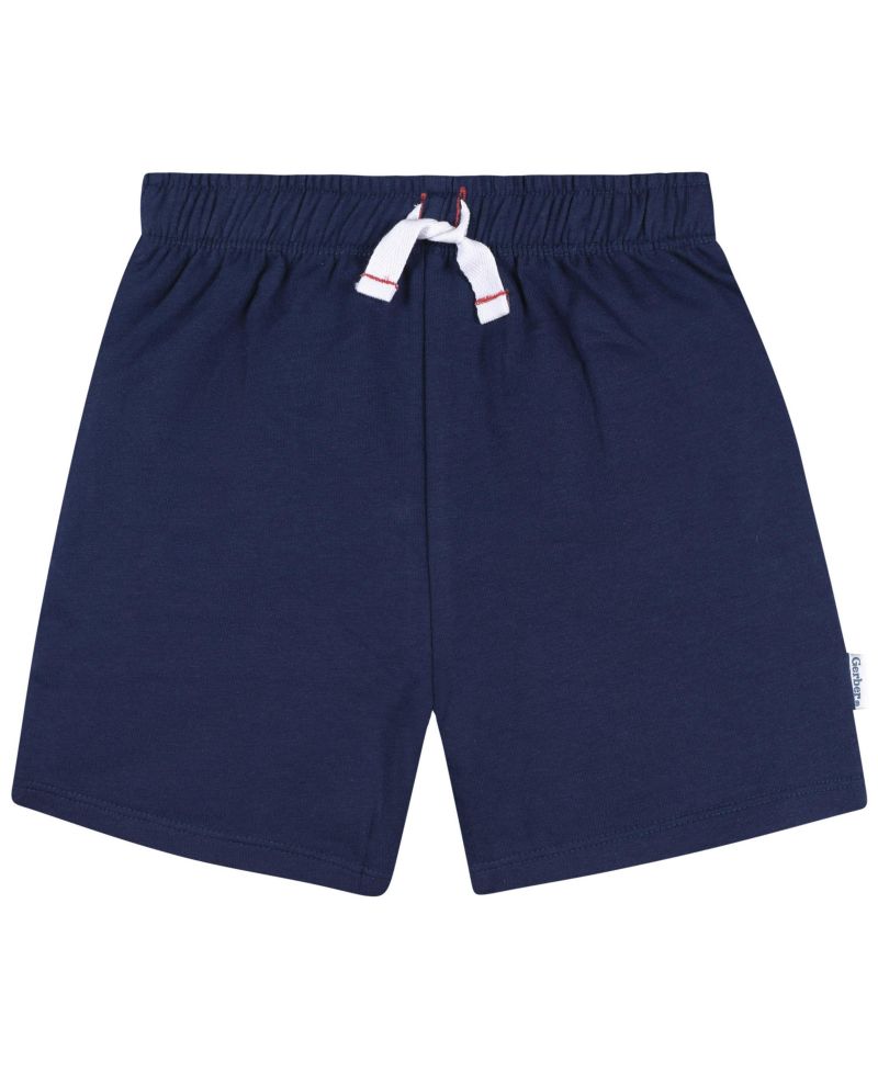 Baby Boys Collared Shirt and Short Set, 2-Piece