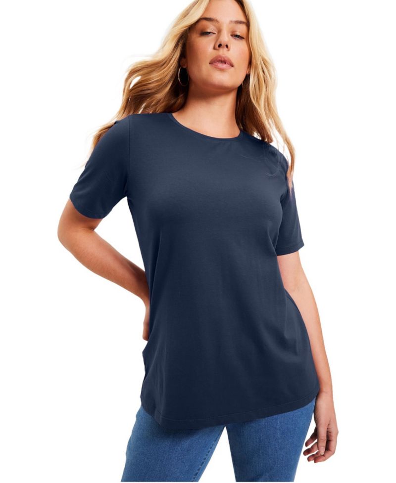 Women's June and Vie Short-Sleeve Crewneck One + Only Tee