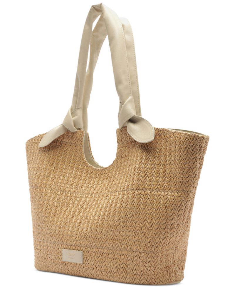 Carmela Large Snap Button Shopping Handbag