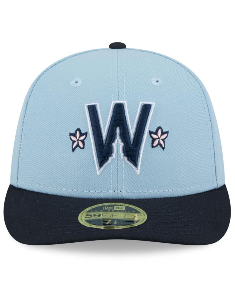 Men's Black Washington Nationals 2025 City Connect Low Profile 58FIFTY Fitted Hat