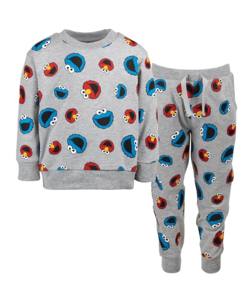 Baby Boys French Terry Sweatshirt and Pants Outfit Set