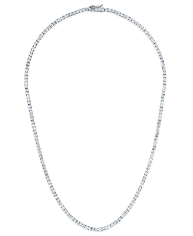 Diamond Tennis Necklace (8 ct. t.w.) in 14k White Gold