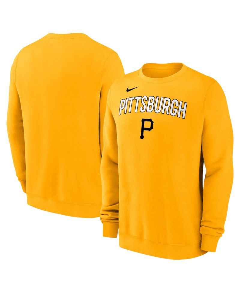 Men's Gold Pittsburgh Pirates Pullover Sweatshirt
