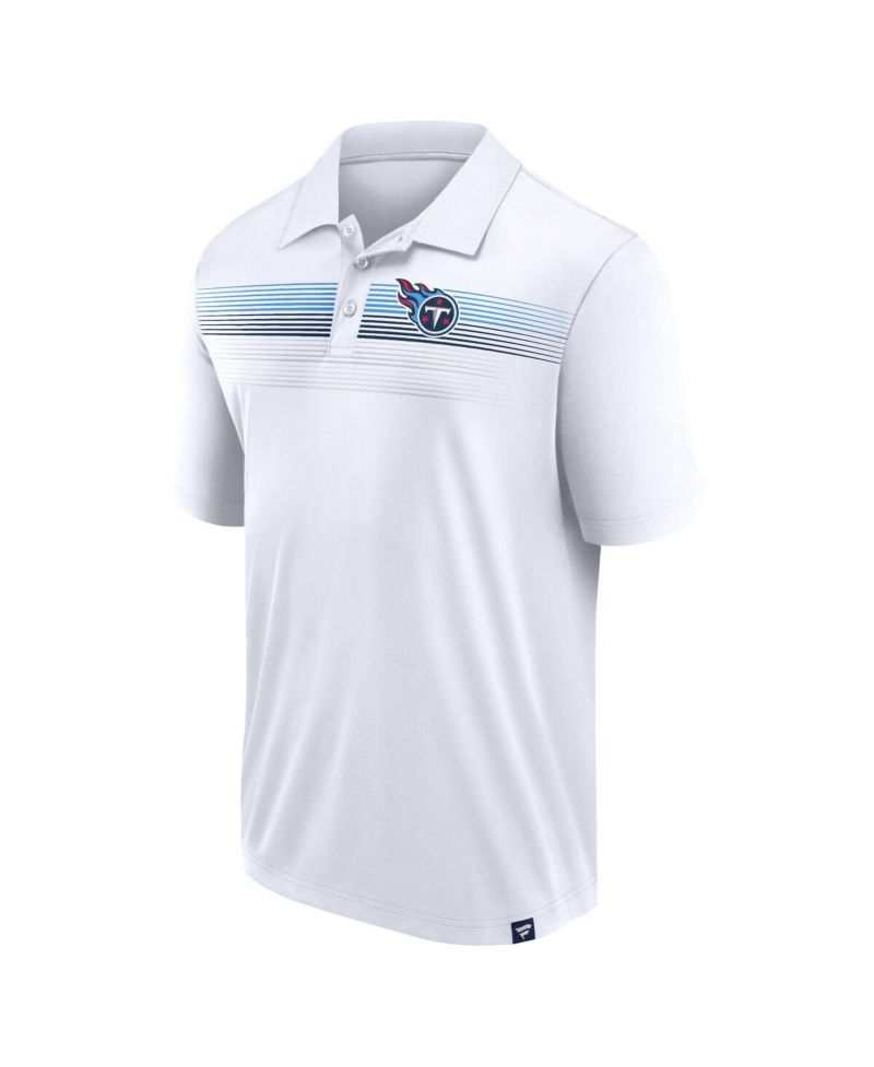 Men's White Tennessee Titans Big & Tall Sublimated Polo