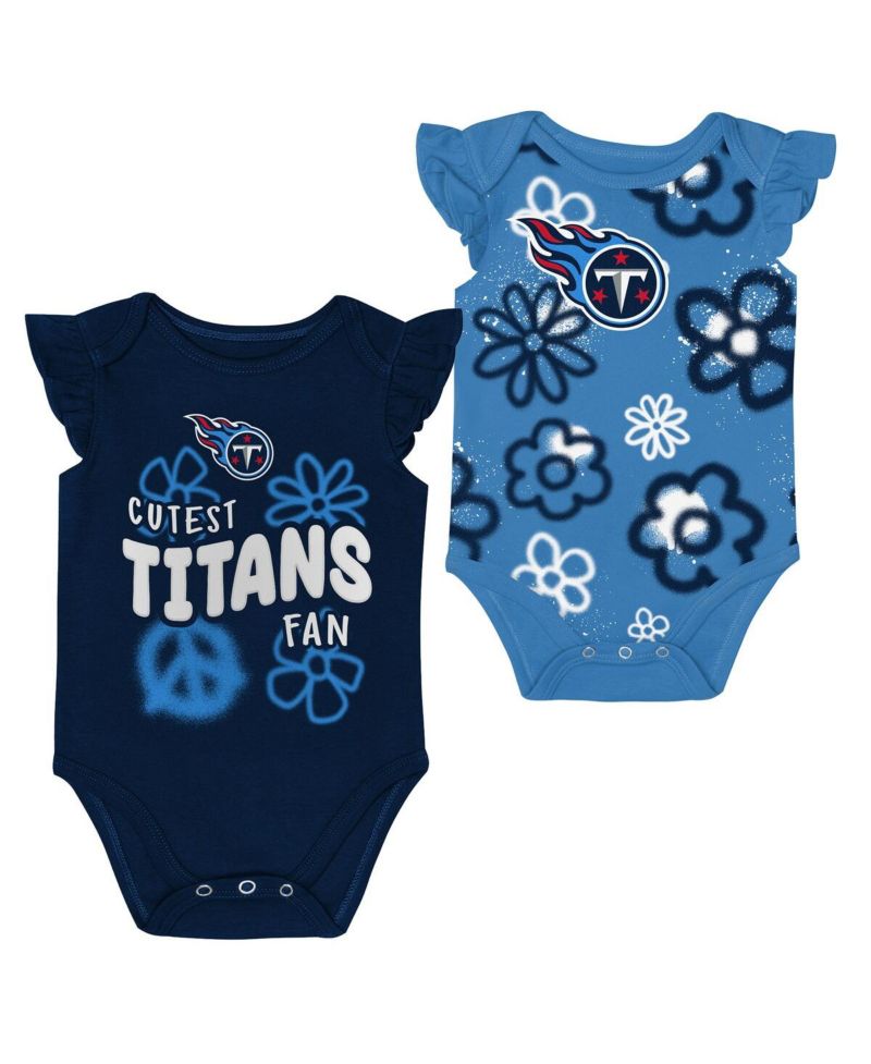 Baby Girls 2-Piece Tennessee Titans The Sunshine Bodysuit Set
