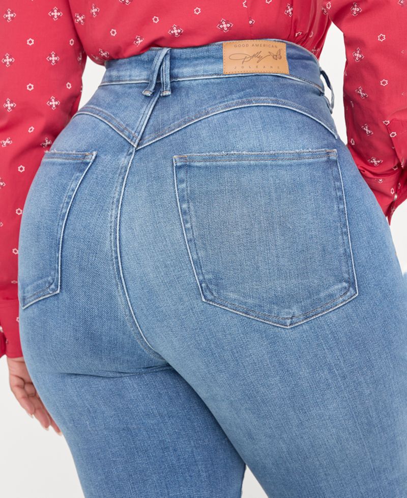 Women's Dolly Joleans Mid-Rise Straight-Leg Jeans