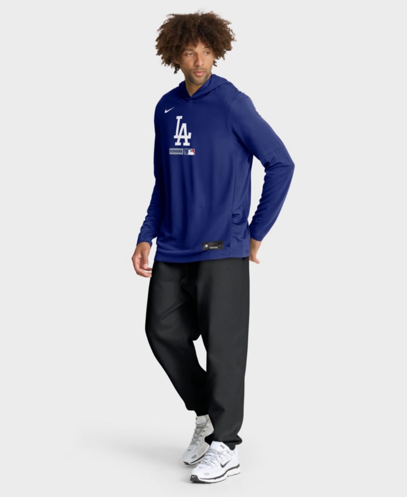 Men's Royal Los Angeles Dodgers Authentic Collection Dri-FIT Long Sleeve Hoodie