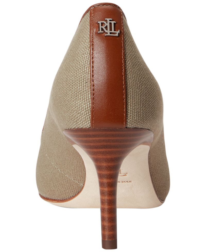 Women's Lanette Washed Canvas Slip-On Pumps
