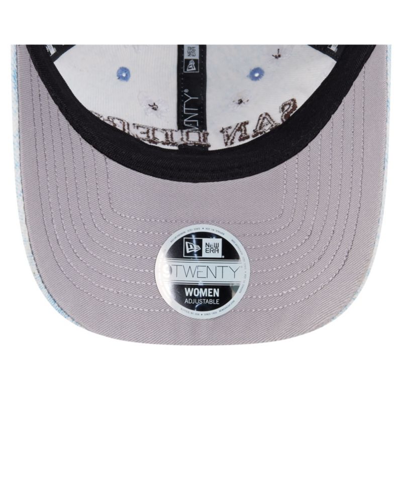 Women's Light Blue San Diego Padres Daisy All Over 9TWENTY Adjustable Hat