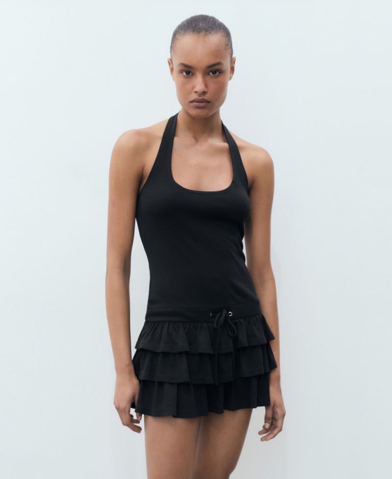 Women's Short Ruffled Dress