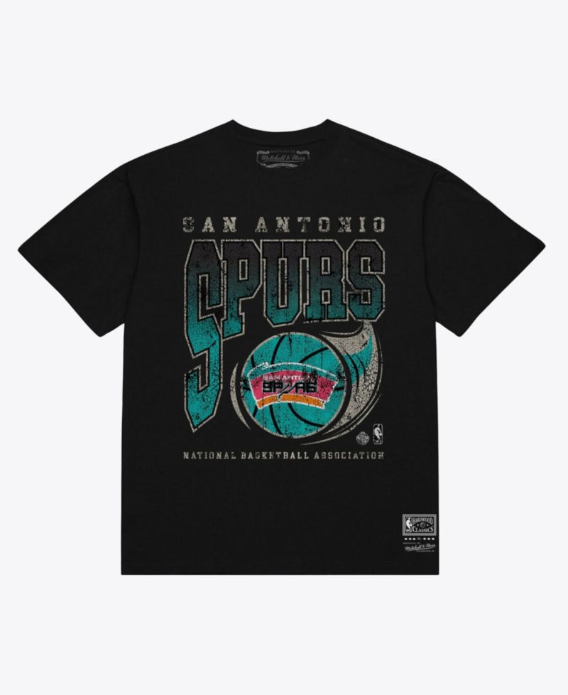 Men's Black San Antonio Spurs Ball Out T-Shirt