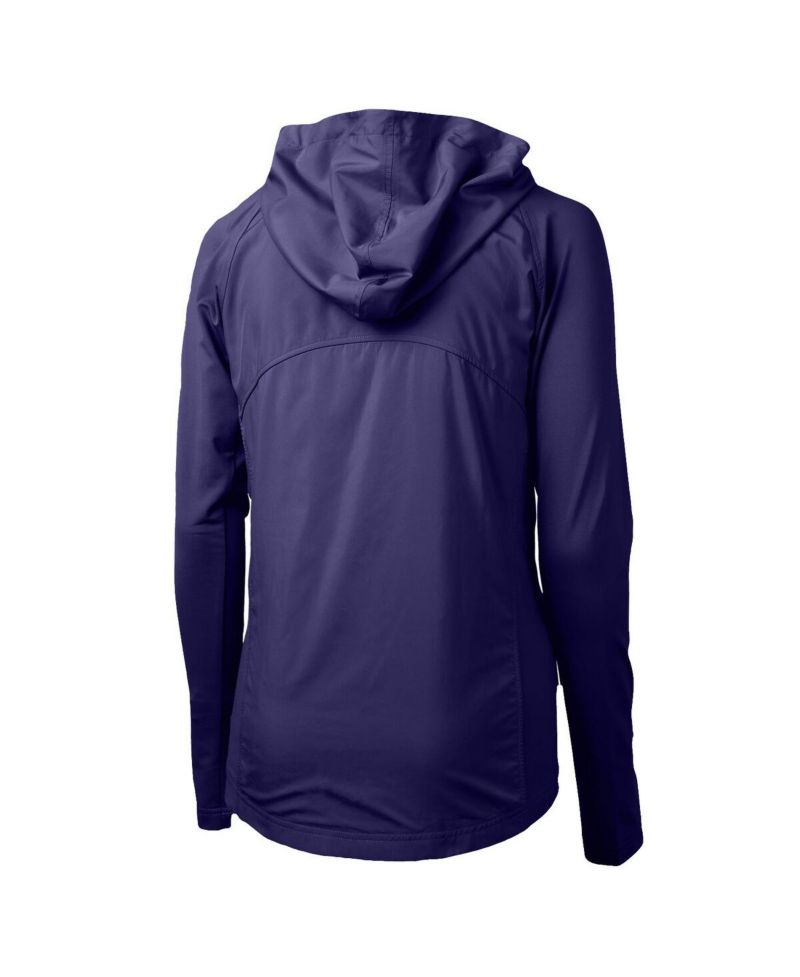 Women's Purple LSU Tigers Adapt Eco Knit Full-Zip Hoodie