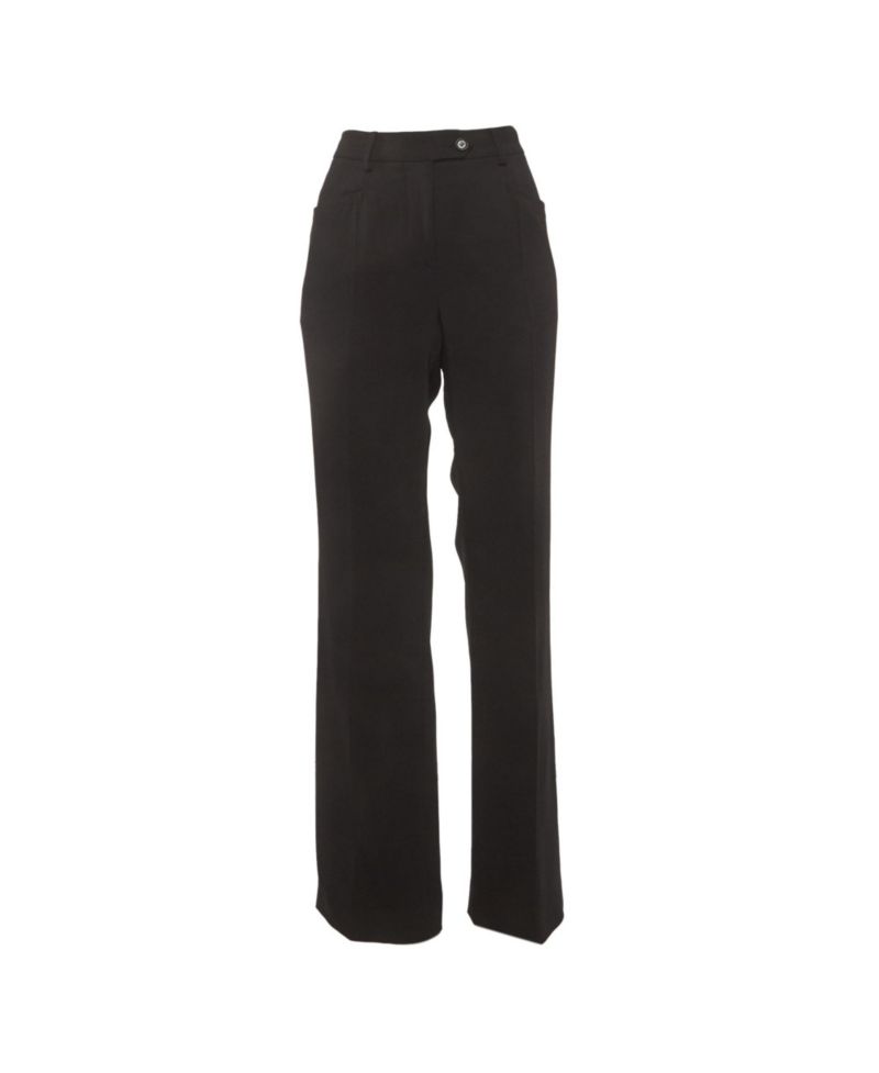 Women's Crepe Straight Leg Trousers