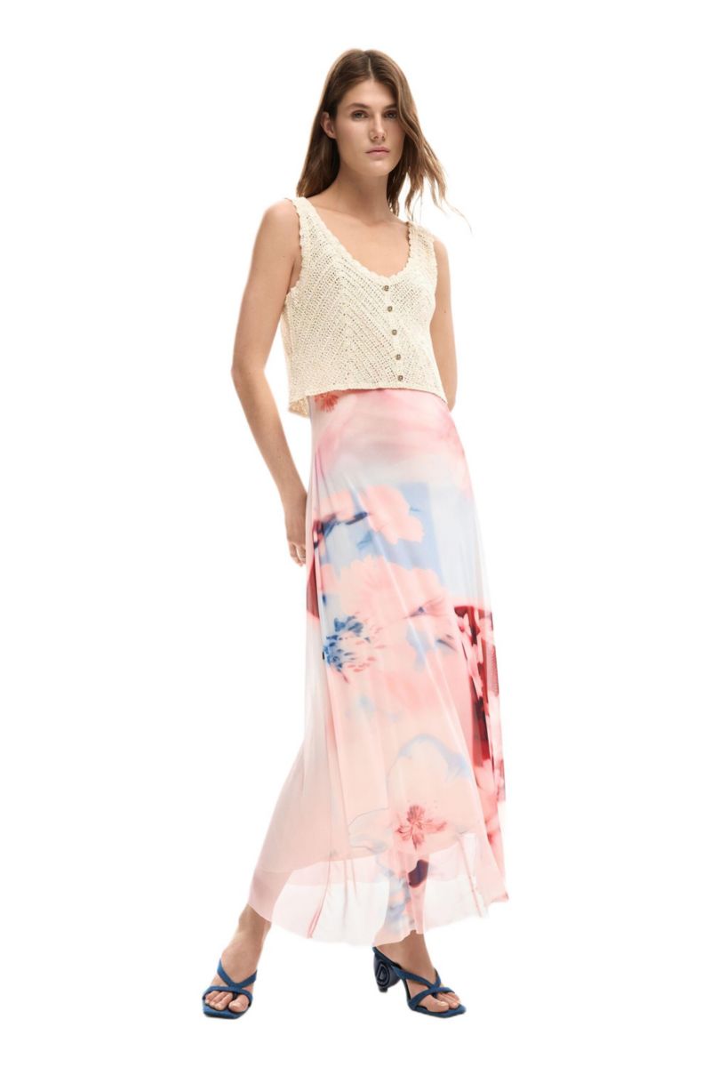 Women's Combined crochet dress