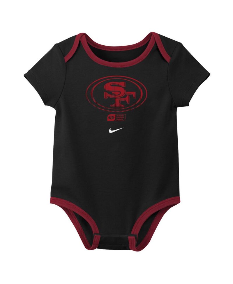 Baby Boys and Girls 3-Pack Brock Purdy San Francisco 49ers Name & Number Bodysuit Set