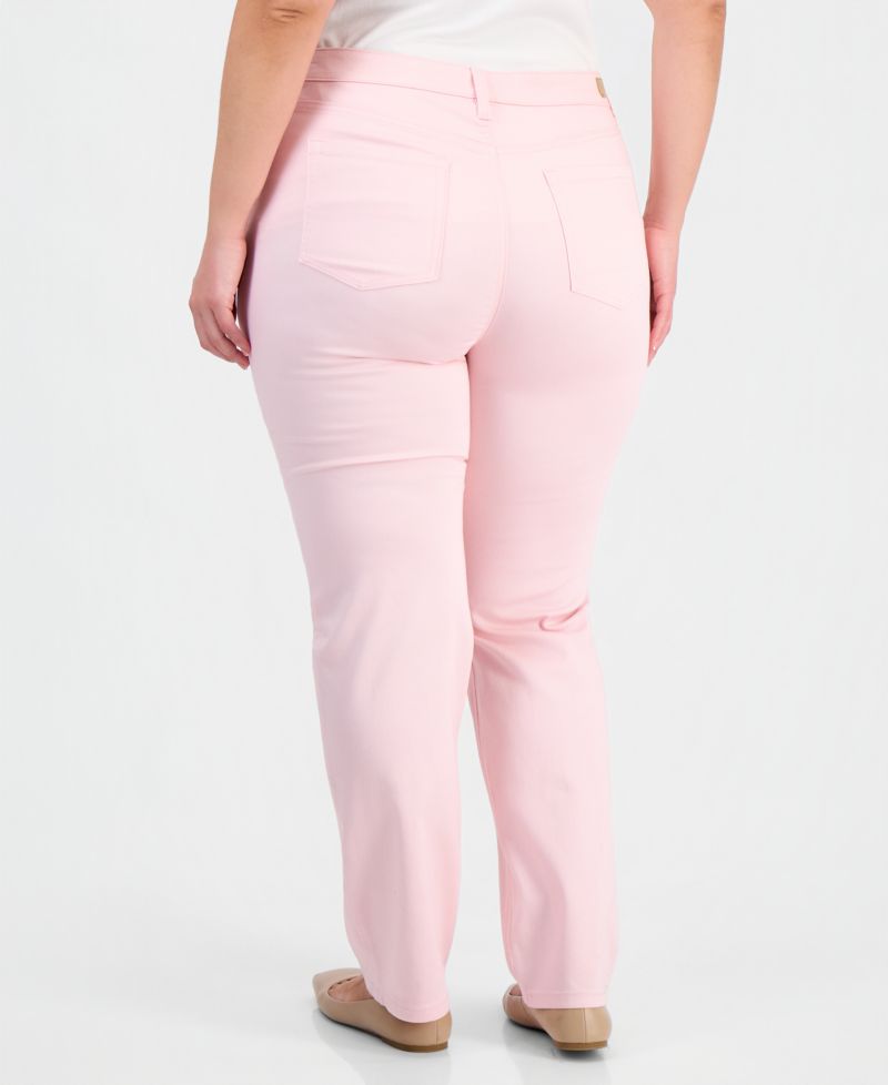 Plus Size Lexington High-Rise Straight-Leg Jeans