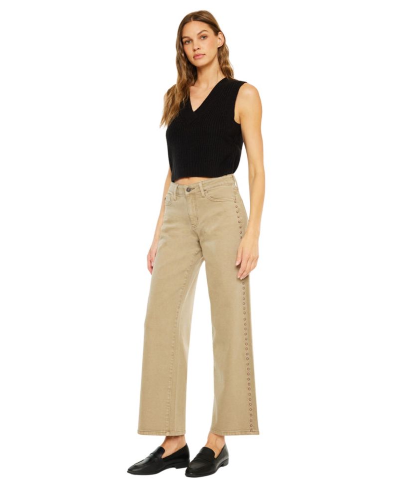 Women's Ellie Mid Rise Wide Leg Jeans