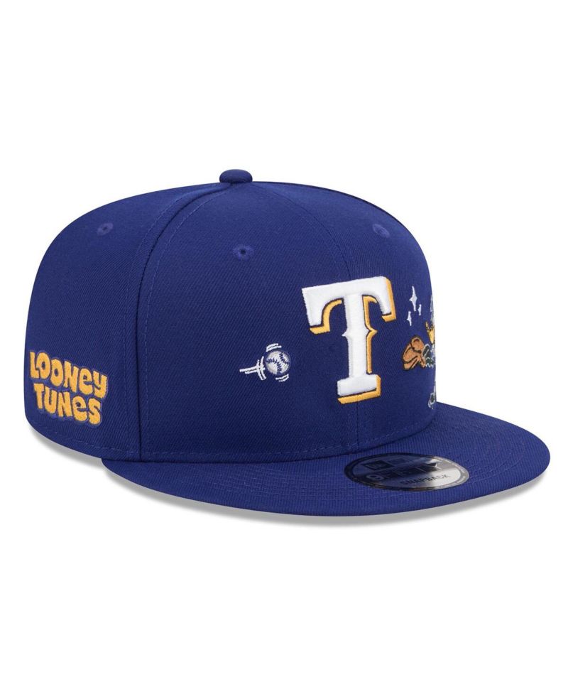 Men's Royal Texas Rangers Looney Tunes Daffy Duck 9FIFTY Snapback Hat