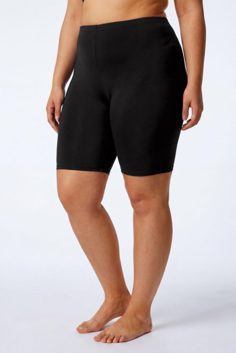 Women's Chlorine Resistant Long Bike Short Swim Bottom
