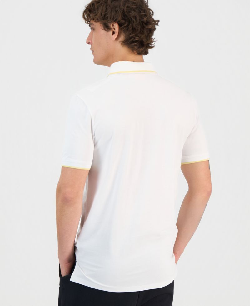 Men's Cotton-Blend Tipping Polo Shirt