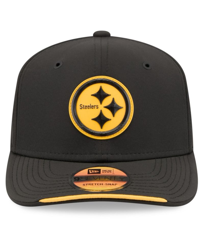 Men's Black Pittsburgh Steelers 2026 Sideline 9SEVENTY Adjustable Hat