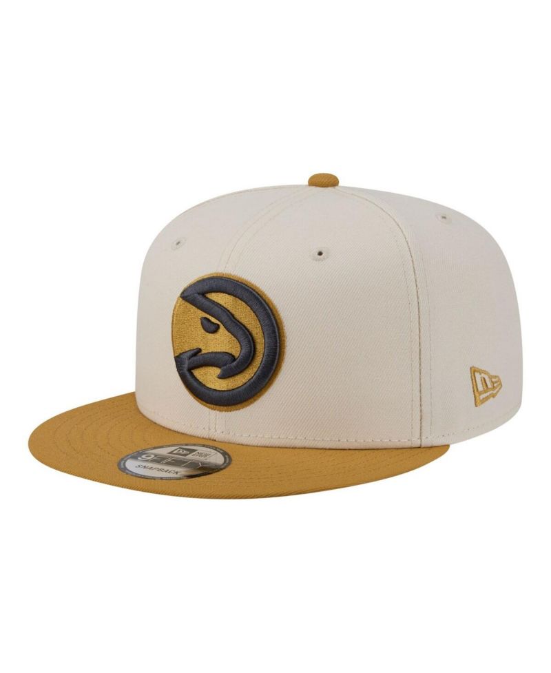 Men's Cream/Tan Atlanta Hawks Two-Tone Color Pack 9FIFTY Snapback Hat