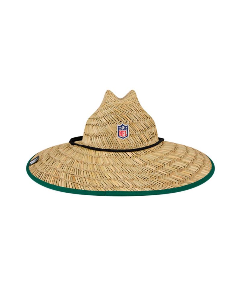 Men's Natural New York Jets Straw Hat
