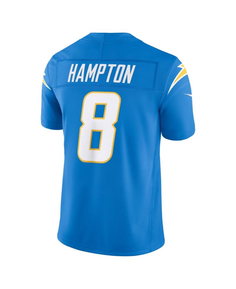 Men's Omarion Hampton Powder Blue Los Angeles Chargers Vapor F.U.S.E. Stitched Limited Jersey