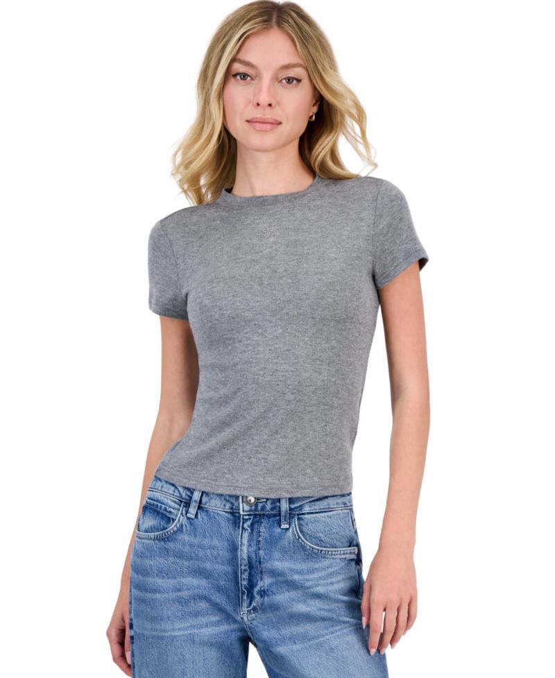 Women's Short-Sleeve Lucia Mock Neck Top