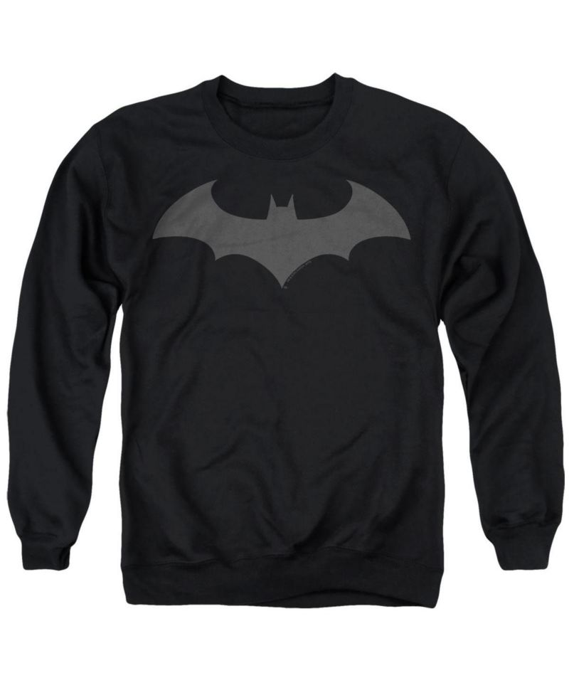 Men's Hush Logo Long-Sleeve Graphic Crewneck Sweatshirt