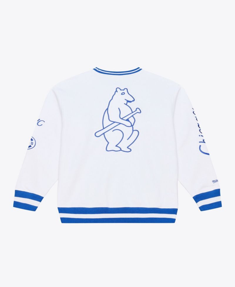 Men's White Chicago Cubs Arctic Fleece Sweatshirt