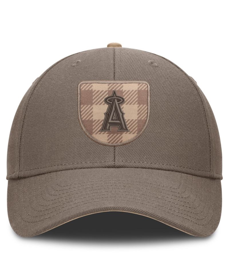 Men's Brown Los Angeles Angels Statement Rise Adjustable Hat