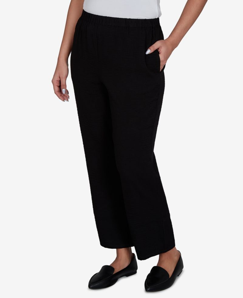 Women's Travel Advisory Crinkle Texture Ankle Pants