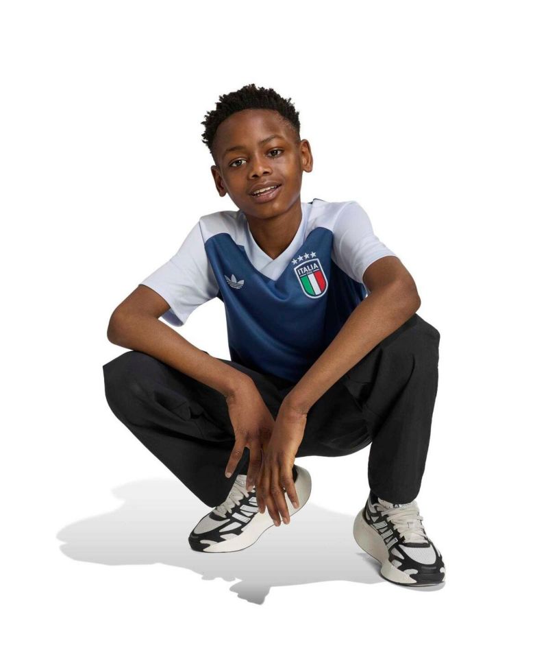 Big Boys and Girls Blue Italy National Team 2026 Pre-Match Jersey