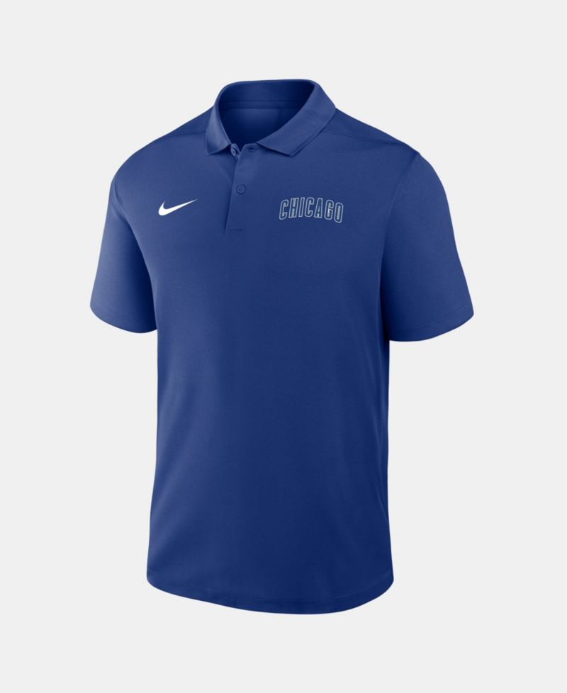 Men's Royal Chicago Cubs Dri-FIT Victory Polo Shirt