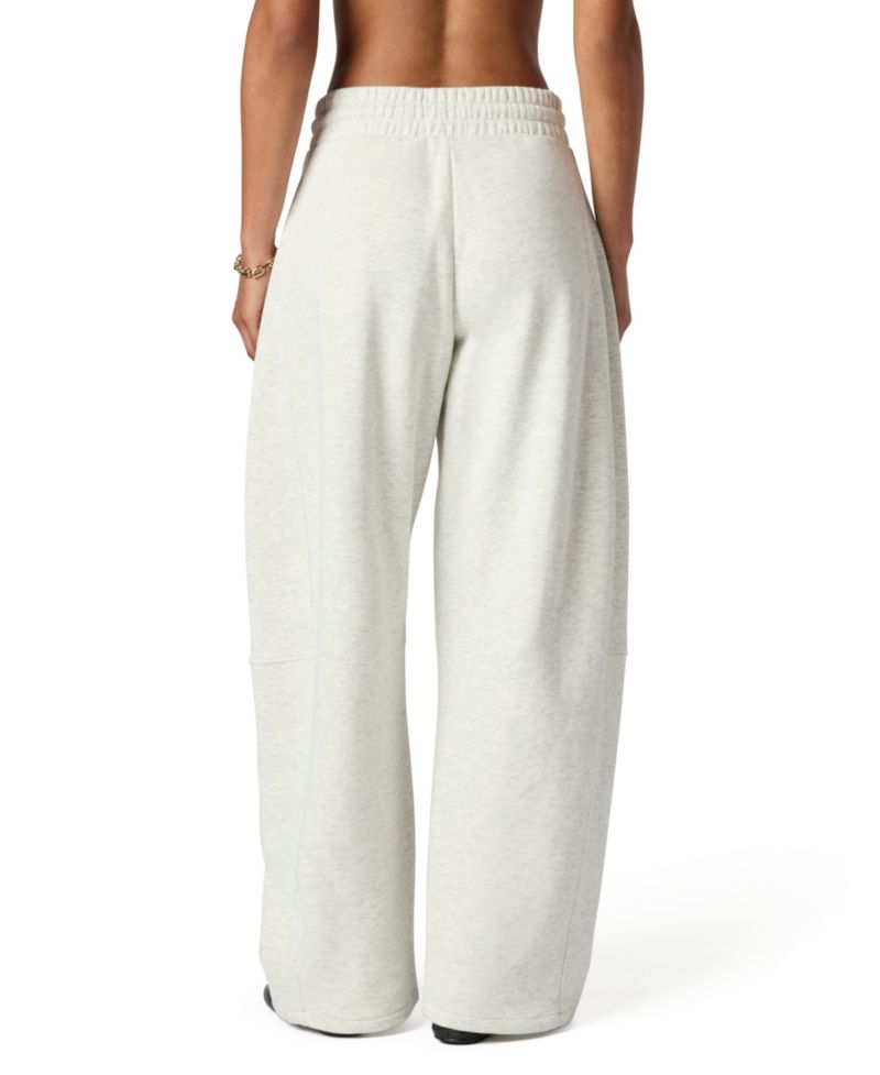 Women's High-Rise Barrel Leg Cotton-Blend Sweatpant