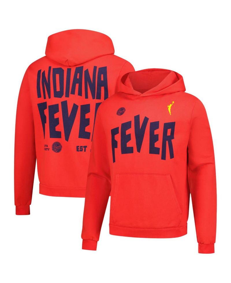 Men's and Women's Red Indiana Fever 2000 WNBA Premium Hoodie