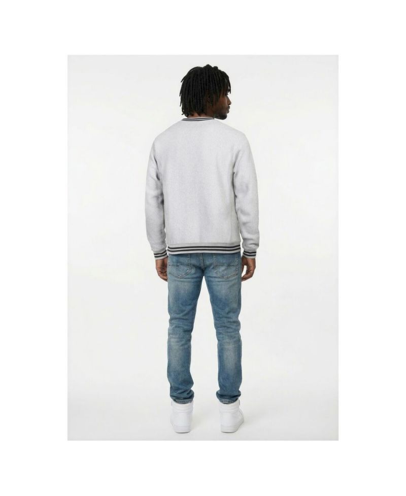 Men's Heather Gray Cincinnati Reds Reverse Weave Sweatshirt