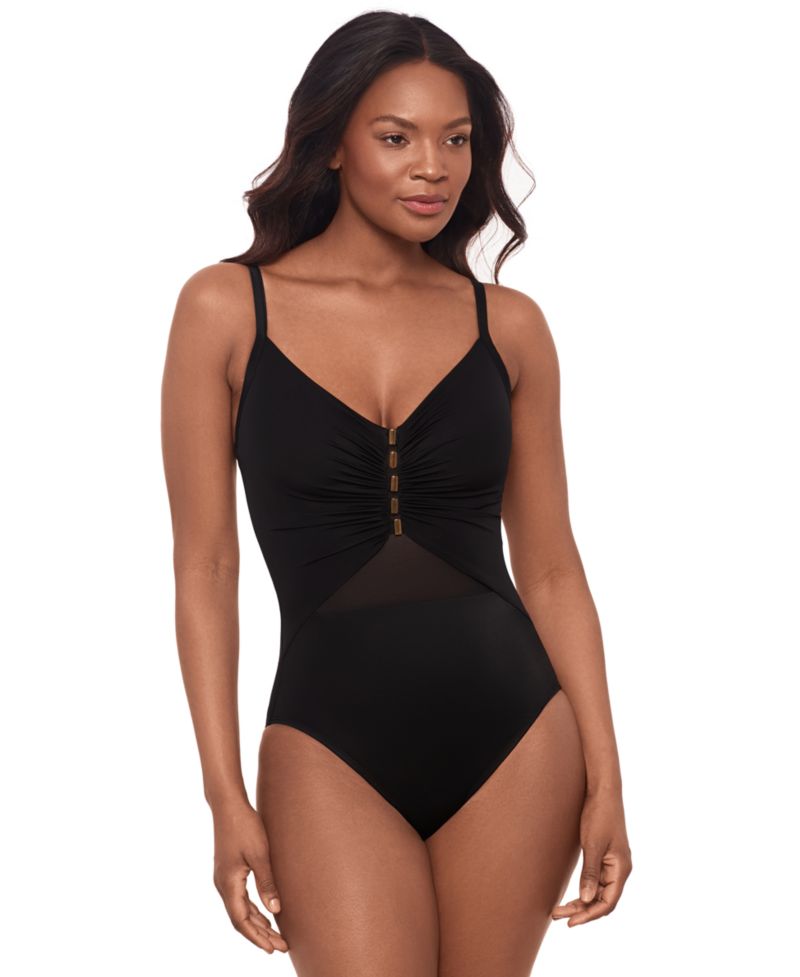 Women's Network News Mariposa Underwire One-Piece Swimsuit