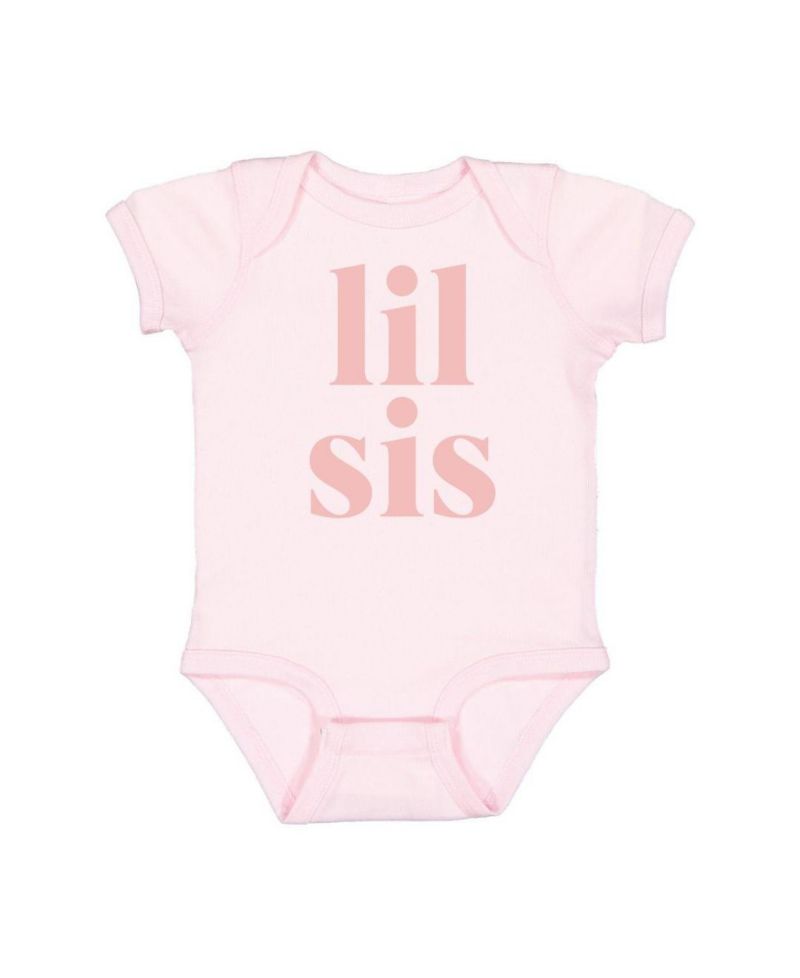 Baby Girls Lil Sis Short Sleeve Bodysuit