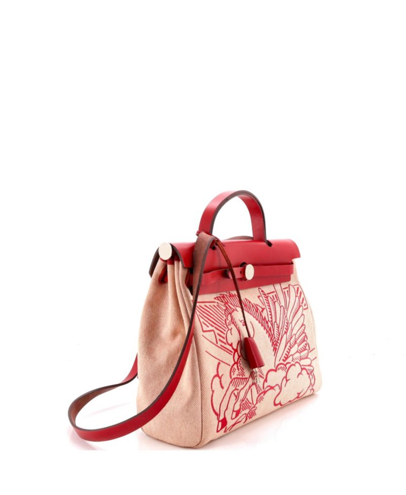 31 Herbag Zip Pegase Pop Toile and Leather