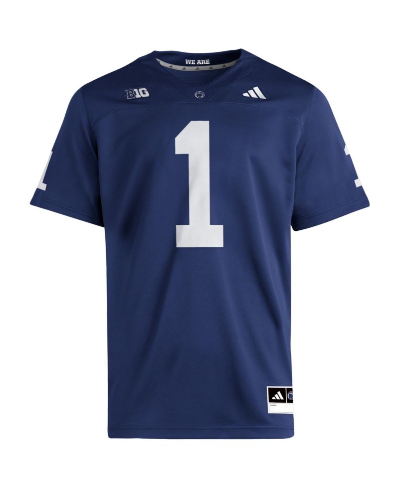 Men's #1 Navy Penn State Nittany Lions Home Premier Jersey