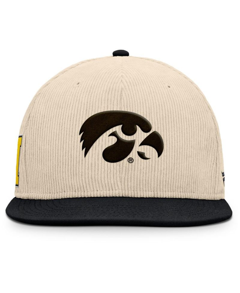 Men's Tan Iowa Hawkeyes Catcher Snapback Hat